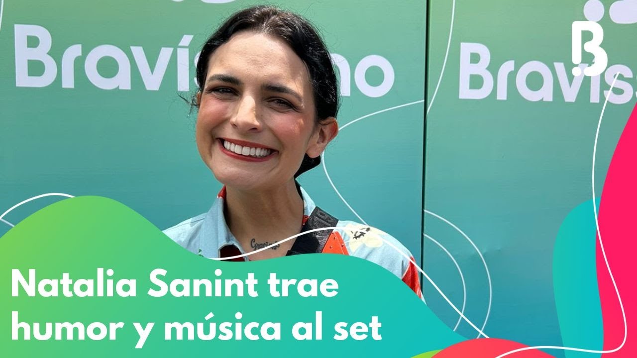 Natalia Sanint nos hizo reír a carcajadas con unos abrebocas que nos dió de 