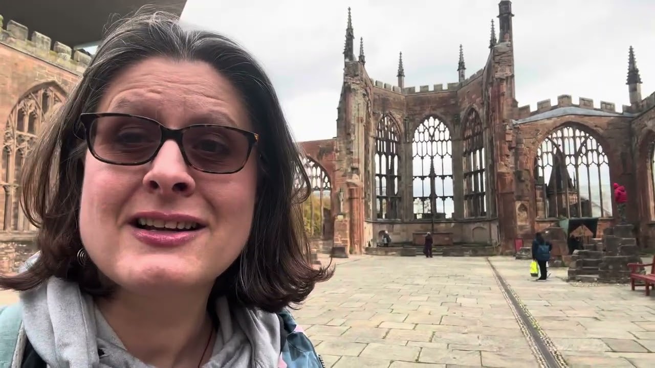 A day in Coventry, England - This COULD have been Englands most beautiful Gothic Cathedral