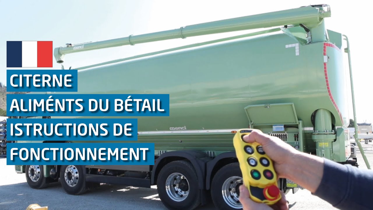 Citerne aliments du bétail - Istructions de fonctionnement