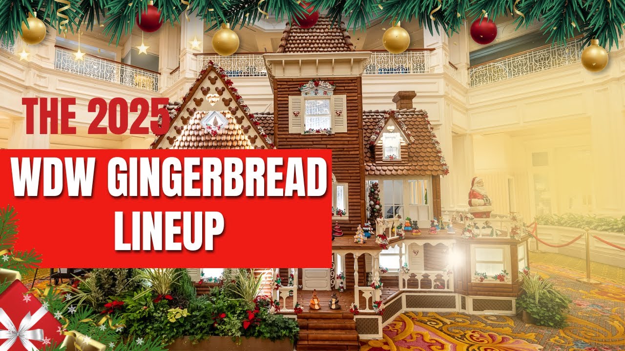 CONFIRMED! All 5 Disney World Gingerbread Houses Returning for Christmas 2025!