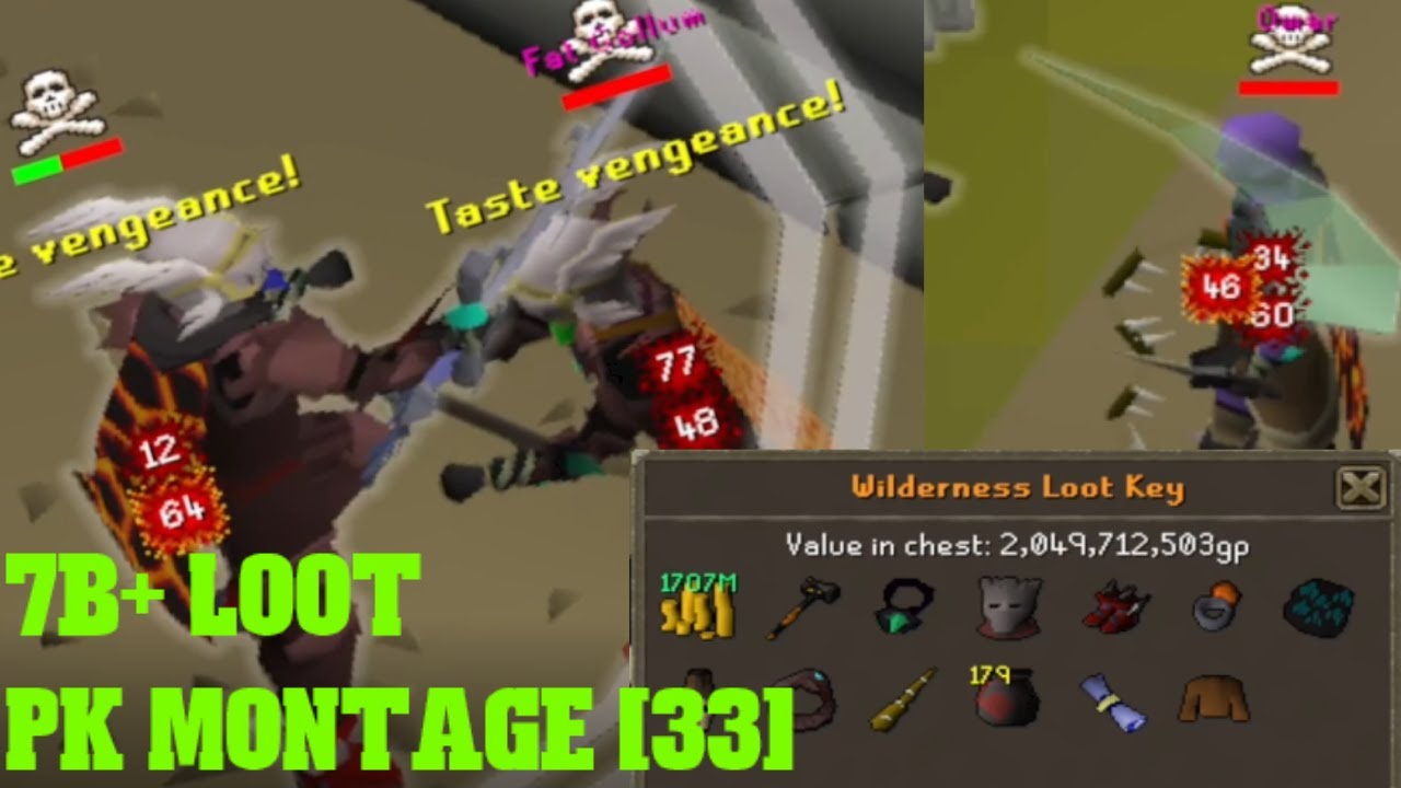 OSRS - 7B+ LOOT PK Montage [33]