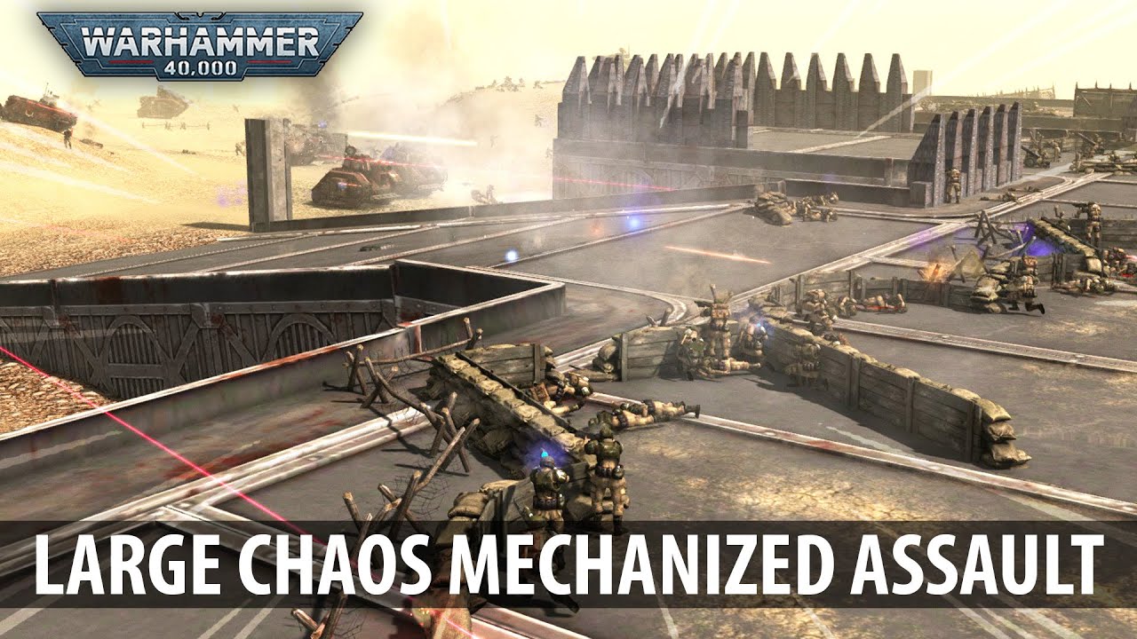 Can CADIANS hold back massive CHAOS TANK SWARM?!  | WH40K Gates of Hell
