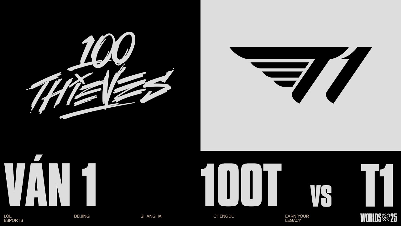 100T vs T1 | Ván 1 | CKTG 2025 - Vòng Swiss