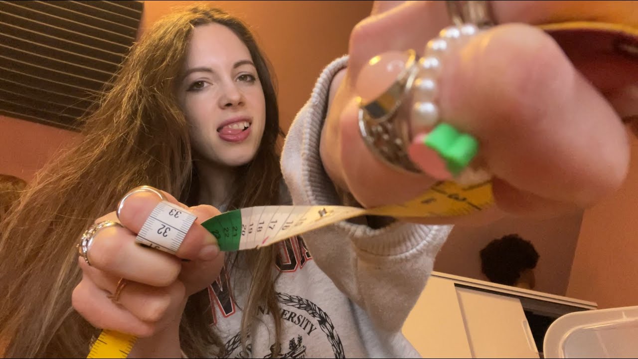 FAST & AGGRESSIVE ASMR With ONLY Measuring Tape⚡ 😱