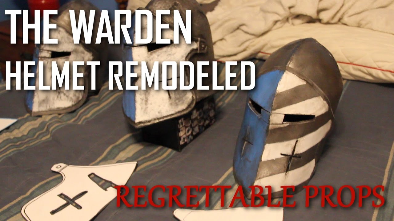 HOW TO: For Honor Costume ( The Warden's Helmet Remodeled)