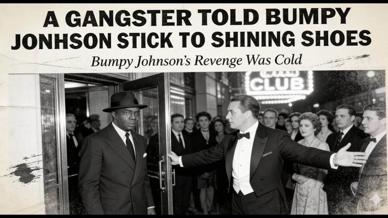 1933 :A Gangster Told Bumpy Johnson to 