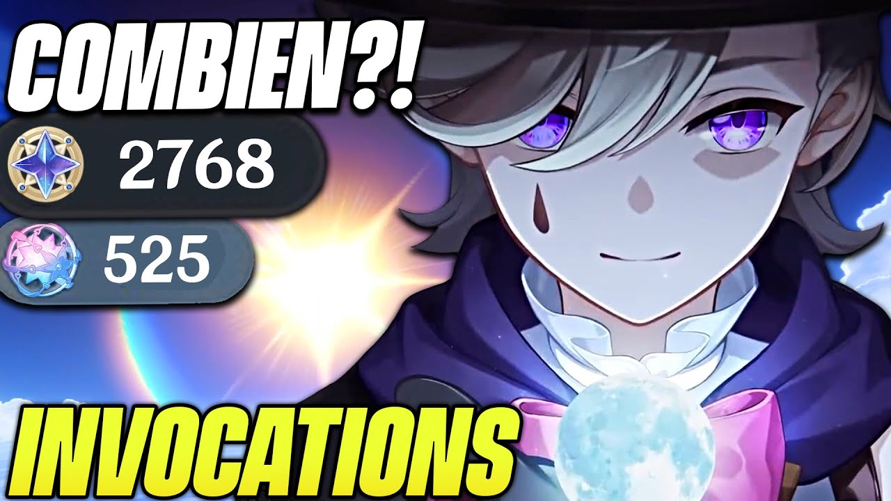 J'AI JAMAIS VU ÇA ! Invocations Lyney C6 et Arme (1080 Voeux et 3 ANS d'Astéries) - Genshin Impact