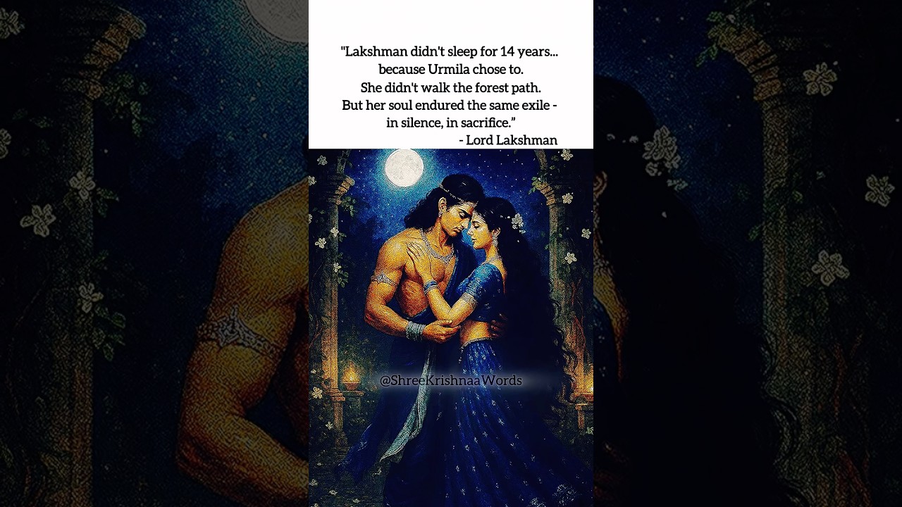 Tragic Exile of Lakshman and Urmila ❤️&zwj;🩹