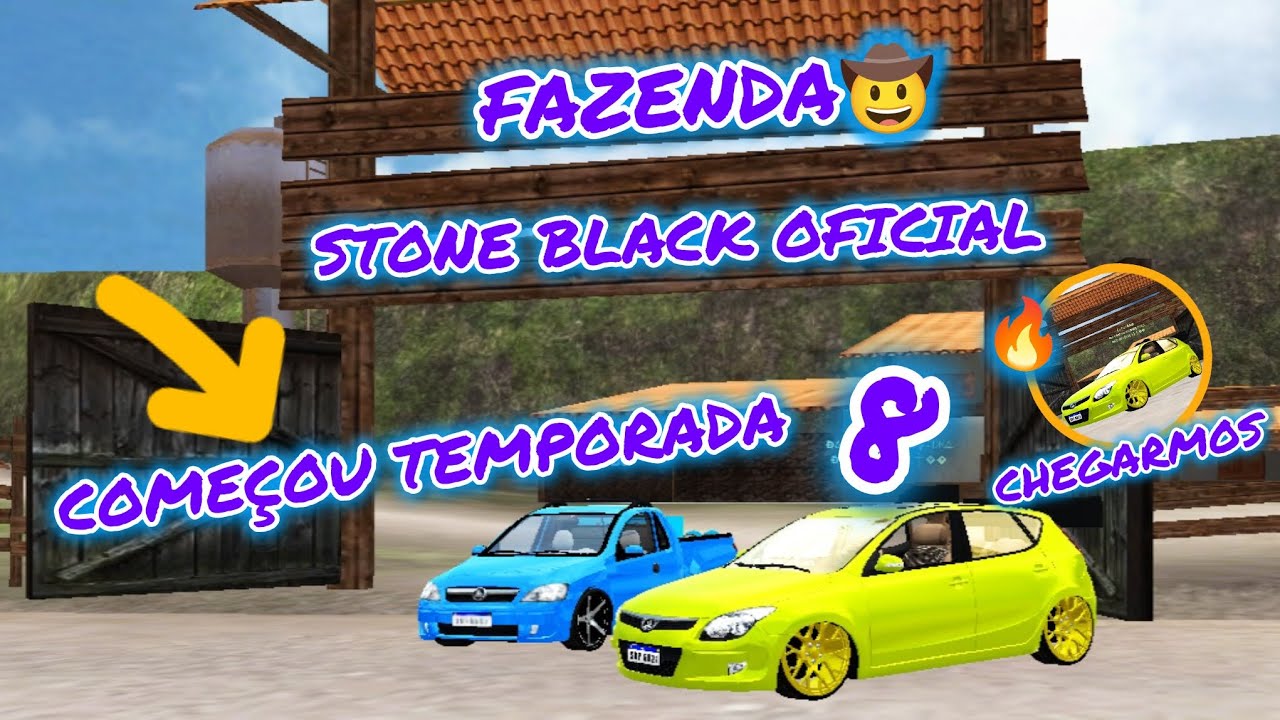 COMEÇOU A NOVA TEMPORADA DA FAZENDA STONE BLACK OFICIAL FUI COM MEU I30 ÚNICO LOUCURA CHEGAMOSSS💚🔥🤠😱