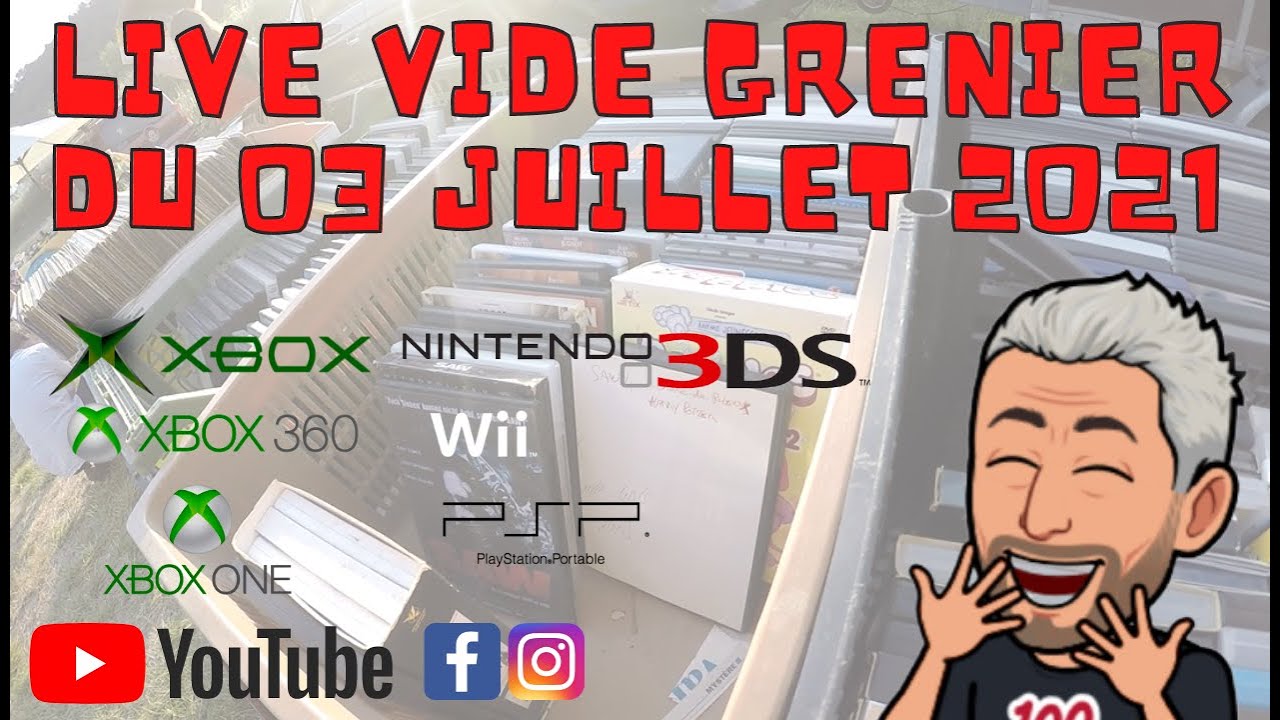 #09 - Vide Grenier Live du 03/07/2021 (retro gaming)
