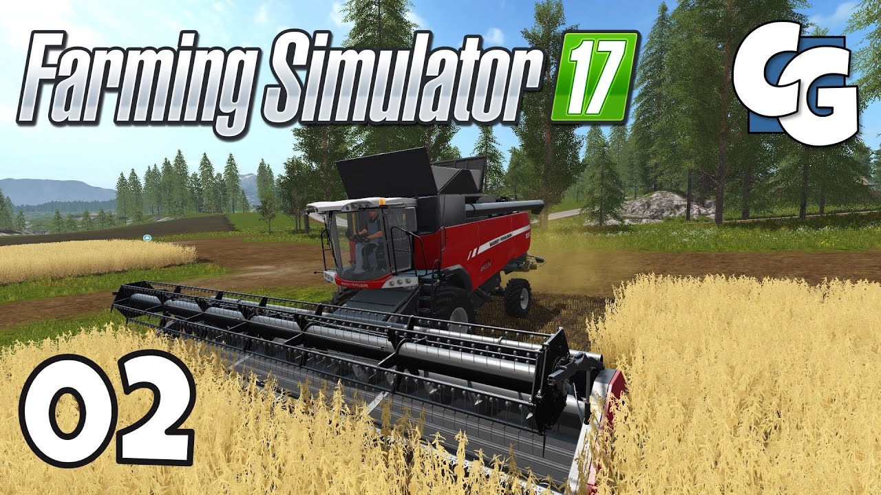 Farming Simulator 17 - Ep. 2 - Man on a (Harvesting) Mission - FS17 Gameplay