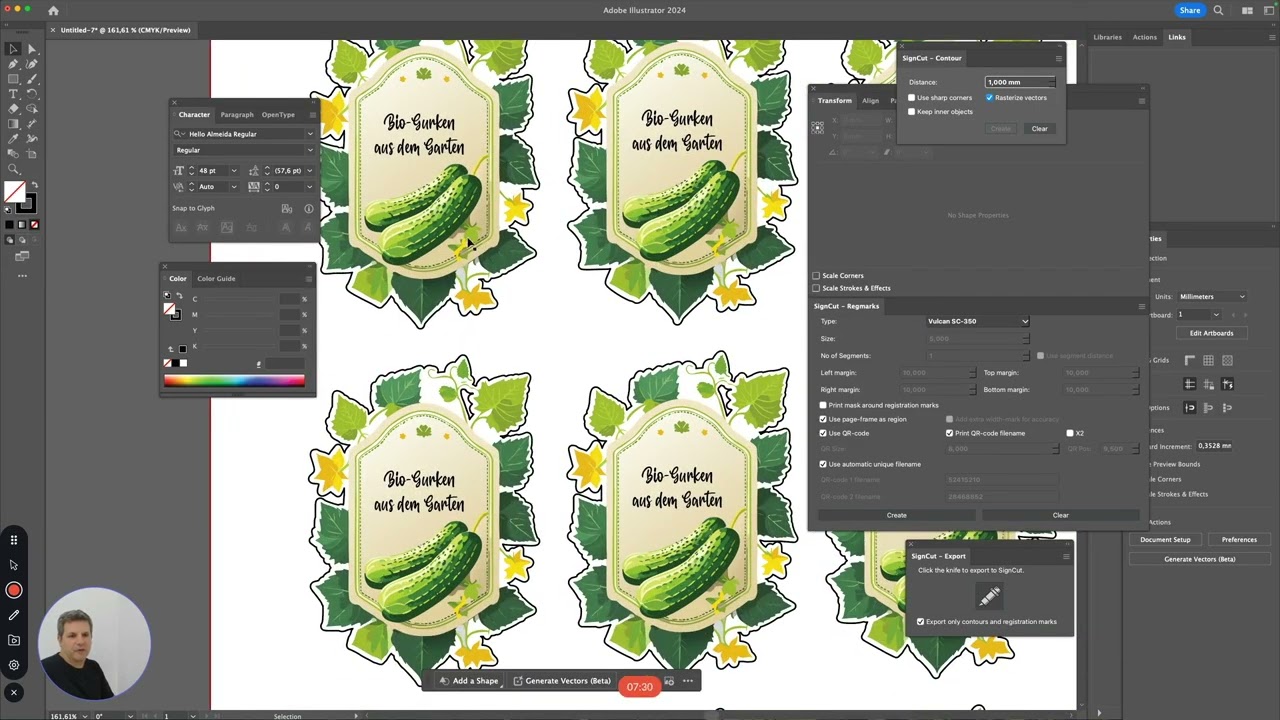 Create product labels quickly and easily with Vulcan SC350
