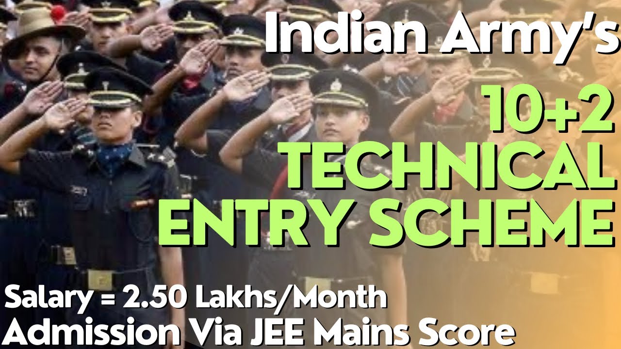 INDIAN ARMY RECRUITMENT| 10+2 TECHNICAL ENTRY SCHEME INDIAN ARMY | NDA NA1 | OFFICERS ENTRY SCHEME
