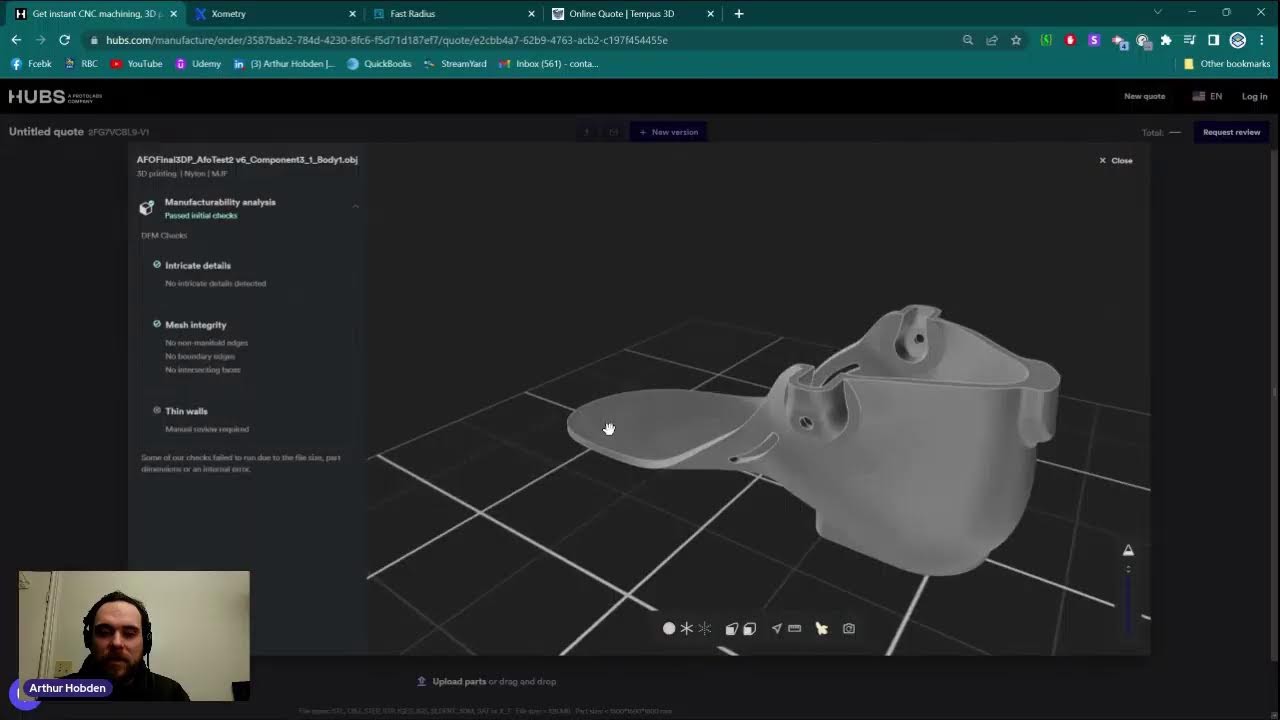 Full Workflow on How to Design an AFO in F360 and Zbrush Live Masterclass