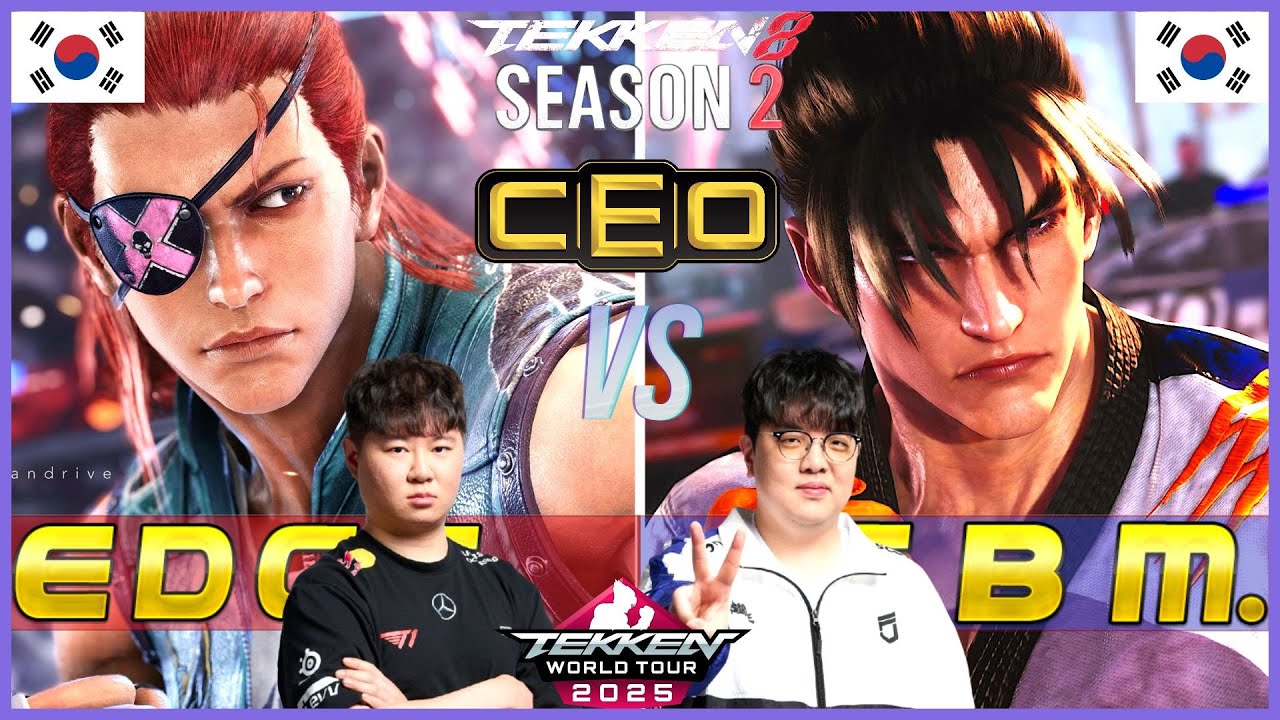 T1 | EDGE 🇰🇷 (Hwoarang) vs DNF | CBM 🇰🇷 (Jin) ➤ TWT 2025 - CEO 2025 - TOP 16 - Tekken 8