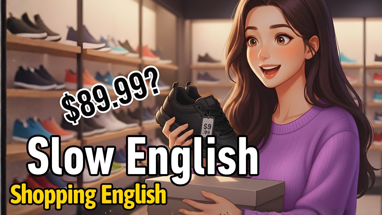 Shopping in Real Life | Simple English Conversations (A1–A2)