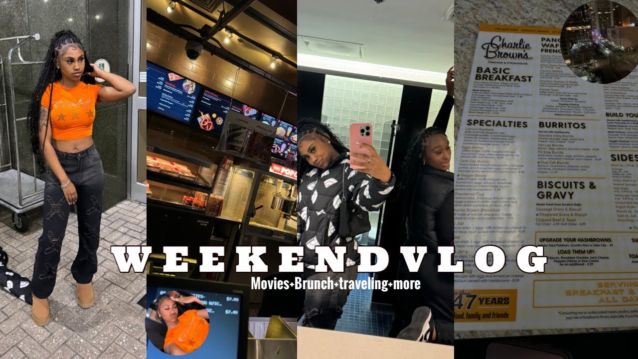 Weekend vlog|traveling +spending time with friends/family+random target tings+brunch+movies+more