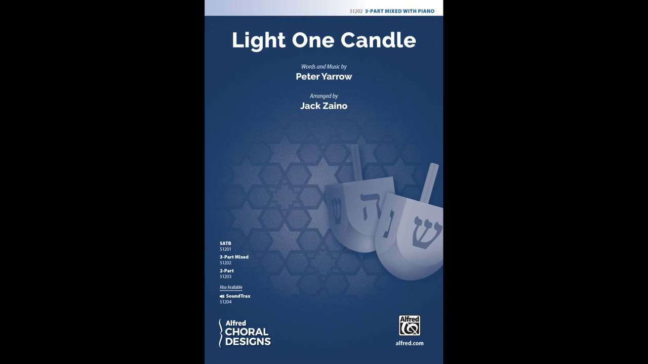 Light One Candle (3-Part Mixed), arr. Jack Zaino – Score & Sound
