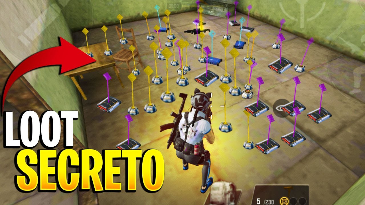 LOOT SECRETO COM OS MELHORES ITENS NO BATTLE ROYALE DO CALL OF DUTY MOBILE