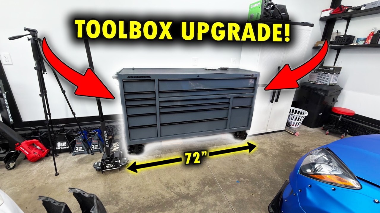 Buying The Biggest US General Toolbox at Harbor Freight! Perfect Upgrade For Your Garage!