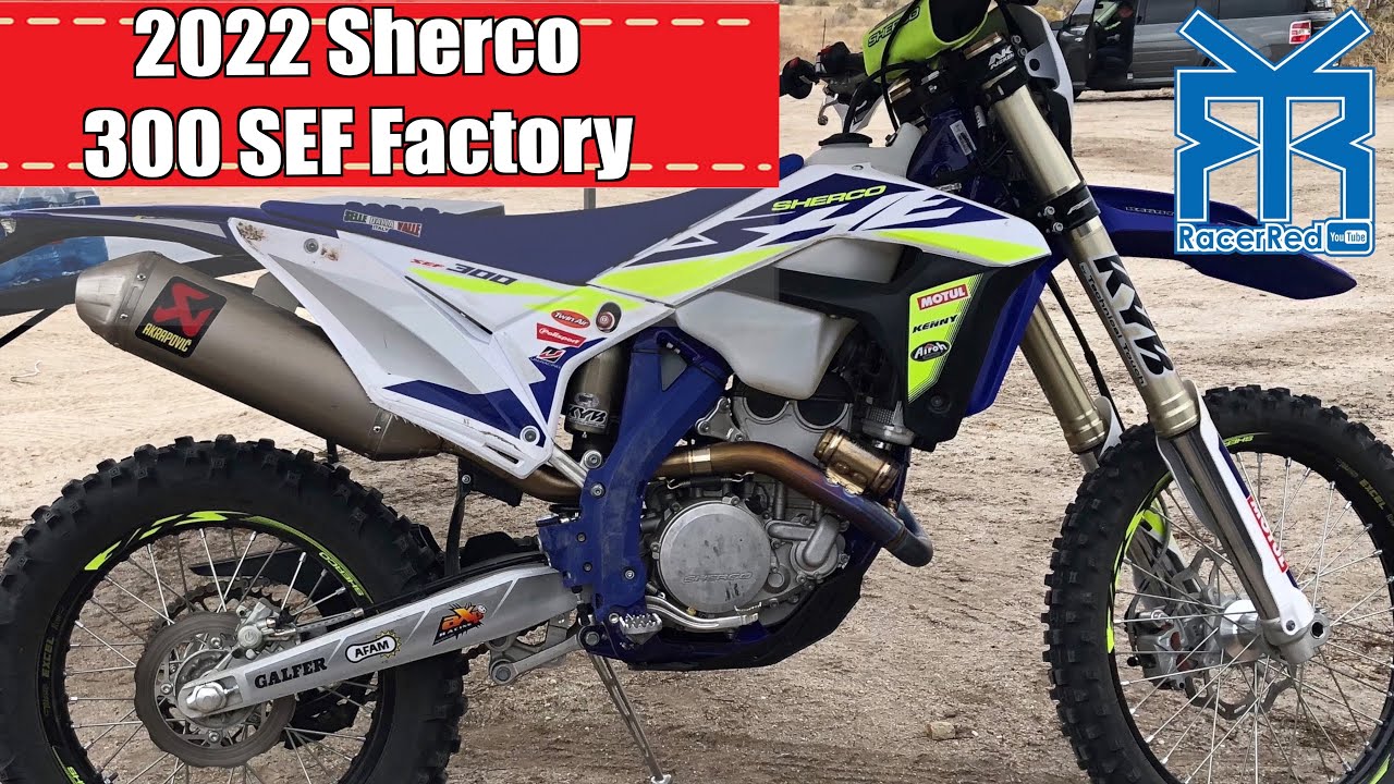 2022 Sherco 300 SEF Factory - First Ride Review - 4-Stroke Off-Road Motorcycle