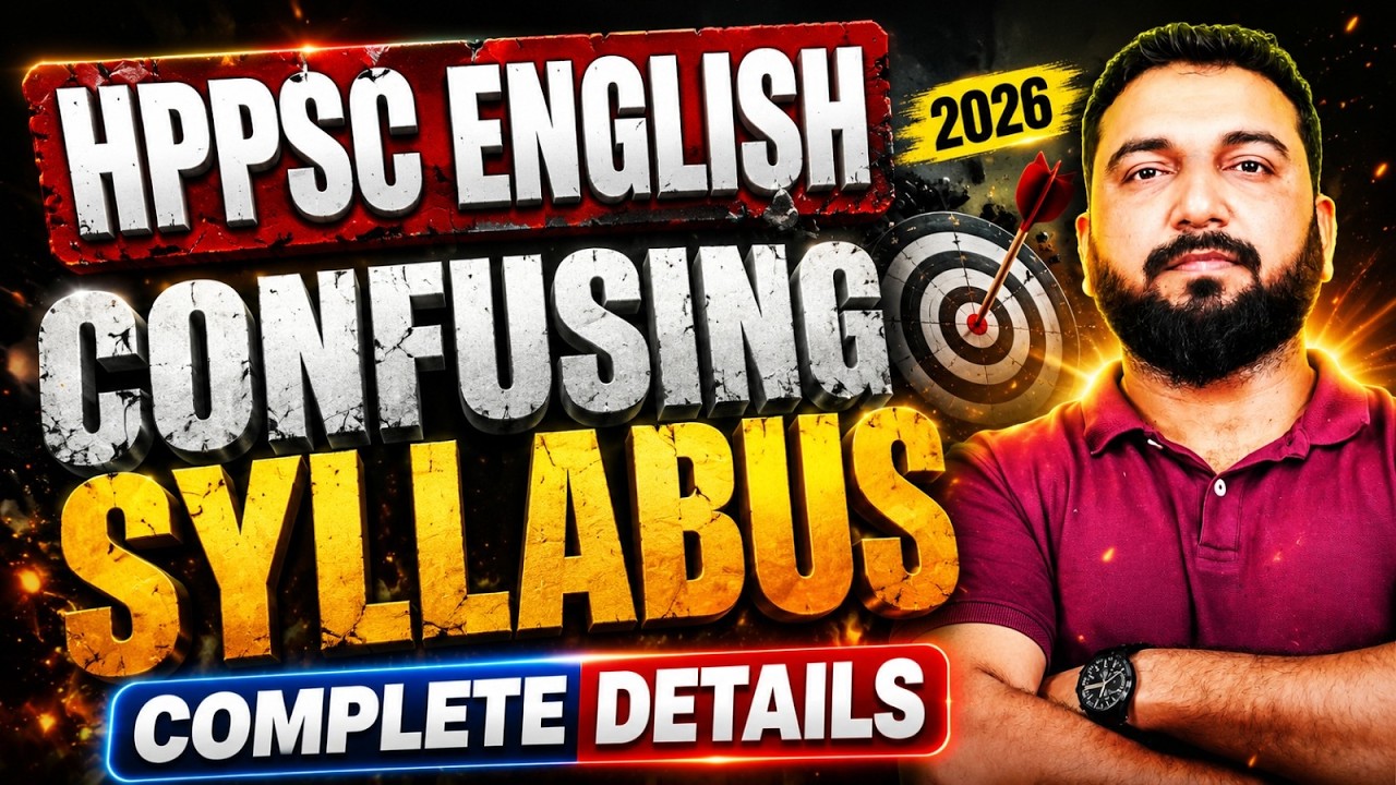 HPPSC Assistant Professor English 2026 | Complete Syllabus Explained | Latest Exam Pattern
