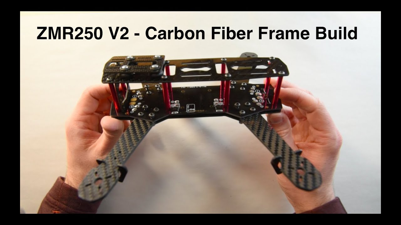 Обзор сборки рамы из углеродного волокна ZMR250 V2/обзор //FPV //Гонки //Banggood