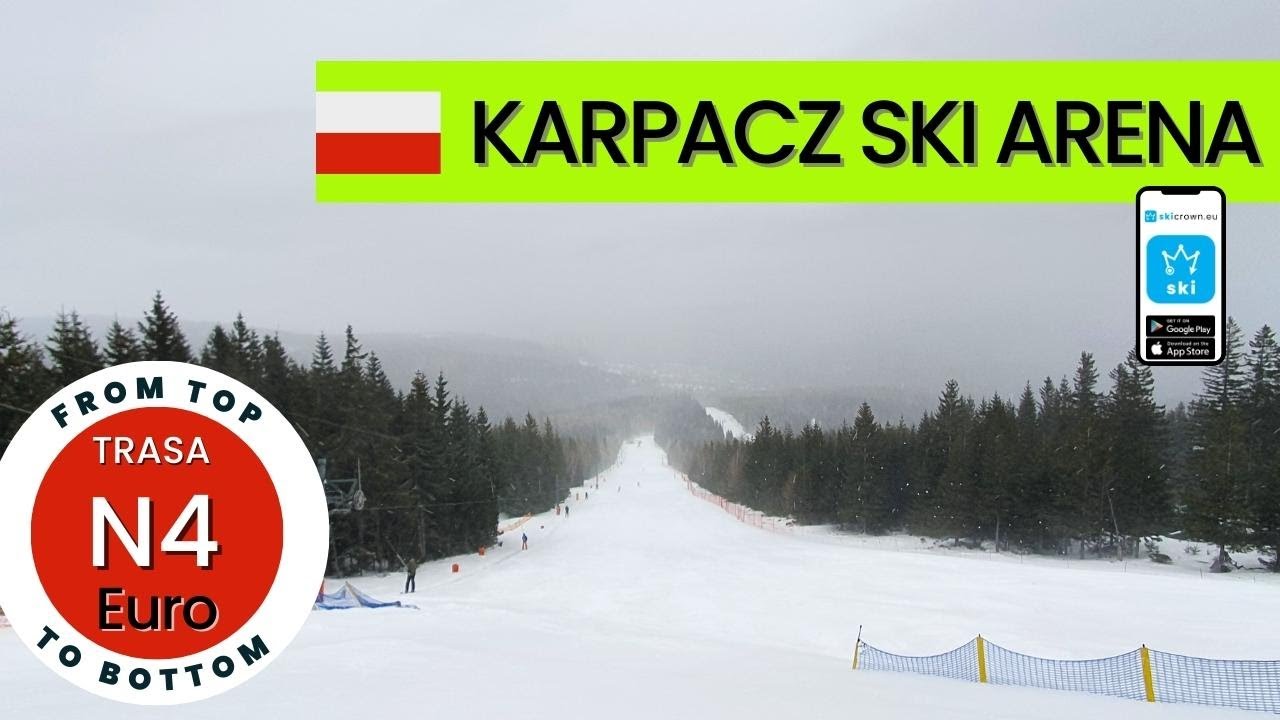 Karpacz Ski Arena / trasa N4 Euro, cały zjazd