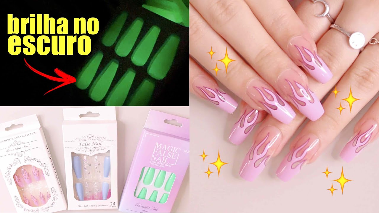 COMO FAÇO MINHAS UNHAS? TESTANDO UNHAS SHEIN ✨