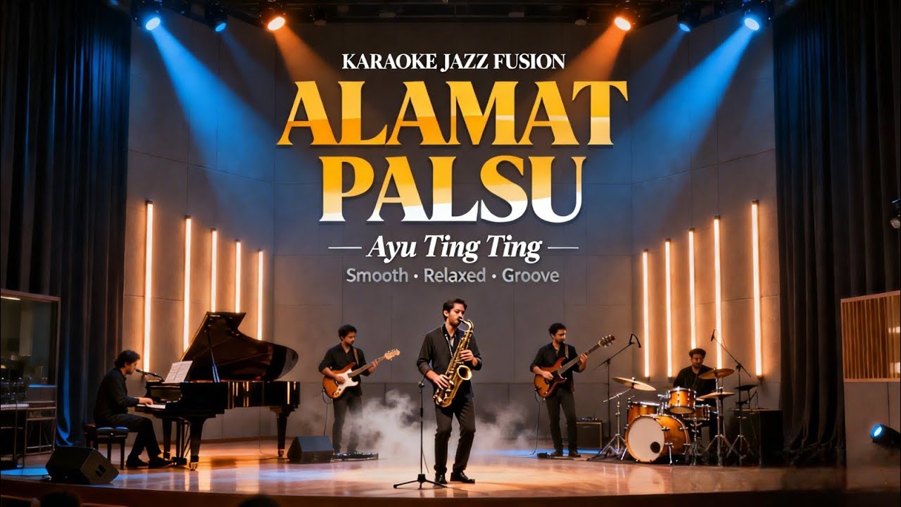 [KARAOKE] Alamat Palsu - Ayu Ting Ting | Jazz Fusion | Smooth & Emotional Groove