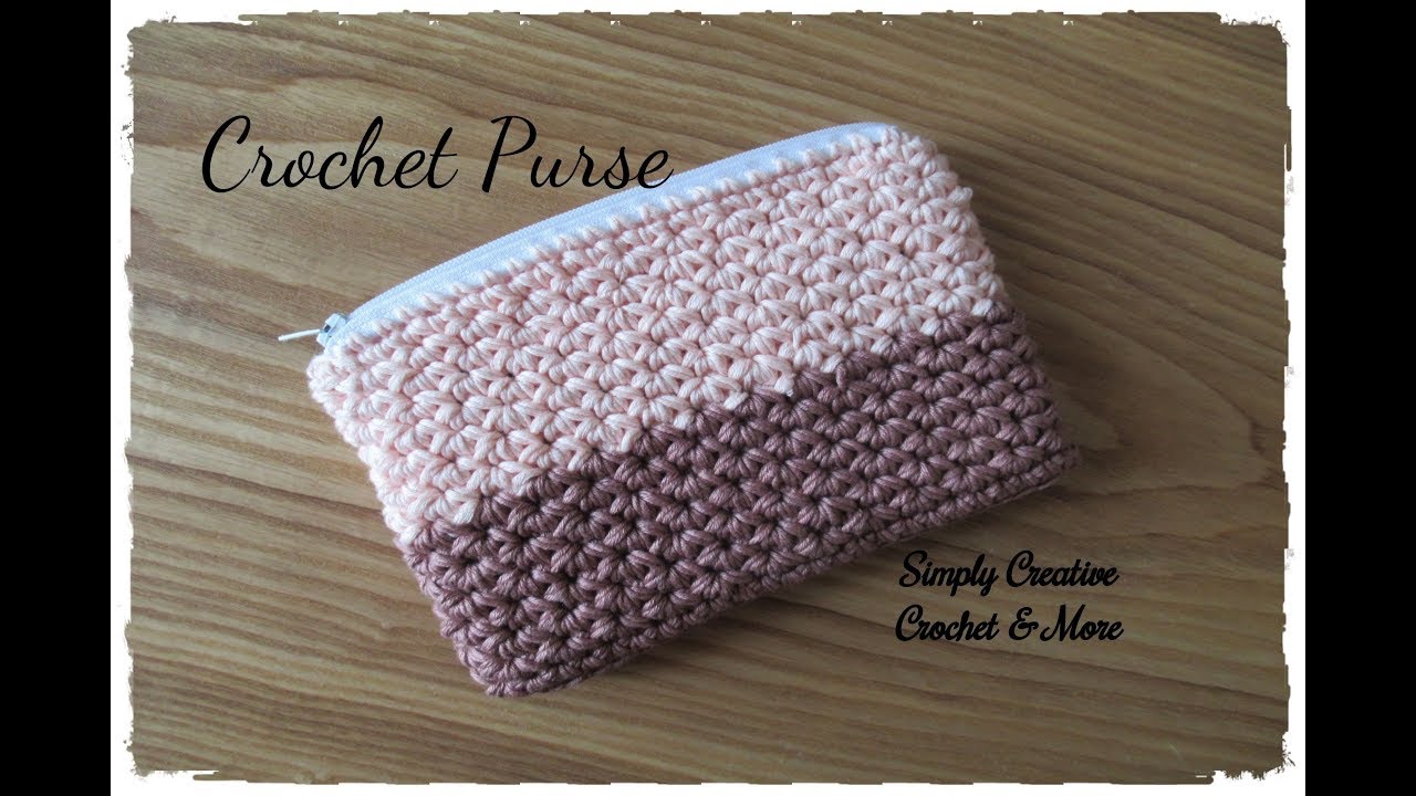 Crochet Purse with zipper