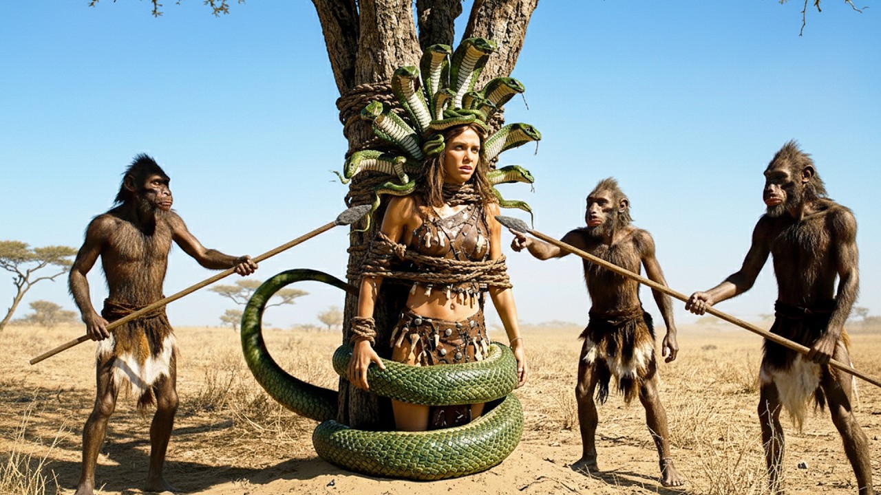 Ancient Survival Story | Homo Habilis Woman Transforms into Medusa After Eating Snake Eggs