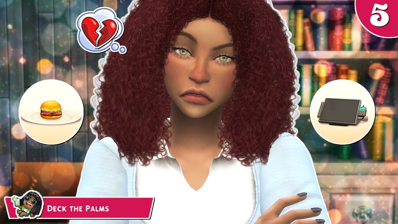 SIMS 4: Украшаем пальмы 🌴 | День 5 | Так устала от любви