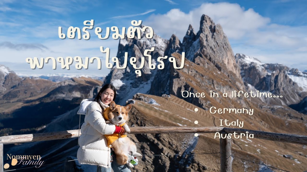 พาหมาใหญ่ไปทริปในฝันที่ยุโรป checked baggage/ in cargo  เตรียมตัวยังไงบ้าง (Germany, Italy, Austria)