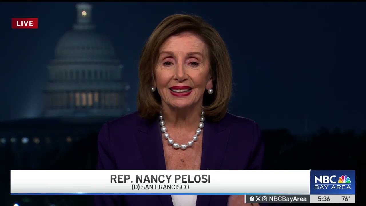Pelosi Joins NBC Bay Area with Raj Mathai