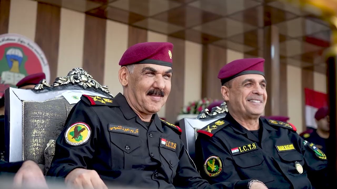 جانب من الاحتفالية المركزية التي اقامها جهاز مكافحة الإرهاب بمناسبة يوم النصر.#سنبقى_منتصرين 