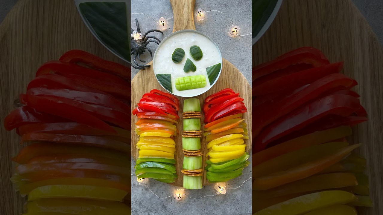 Halloween Veggie Tray 💀