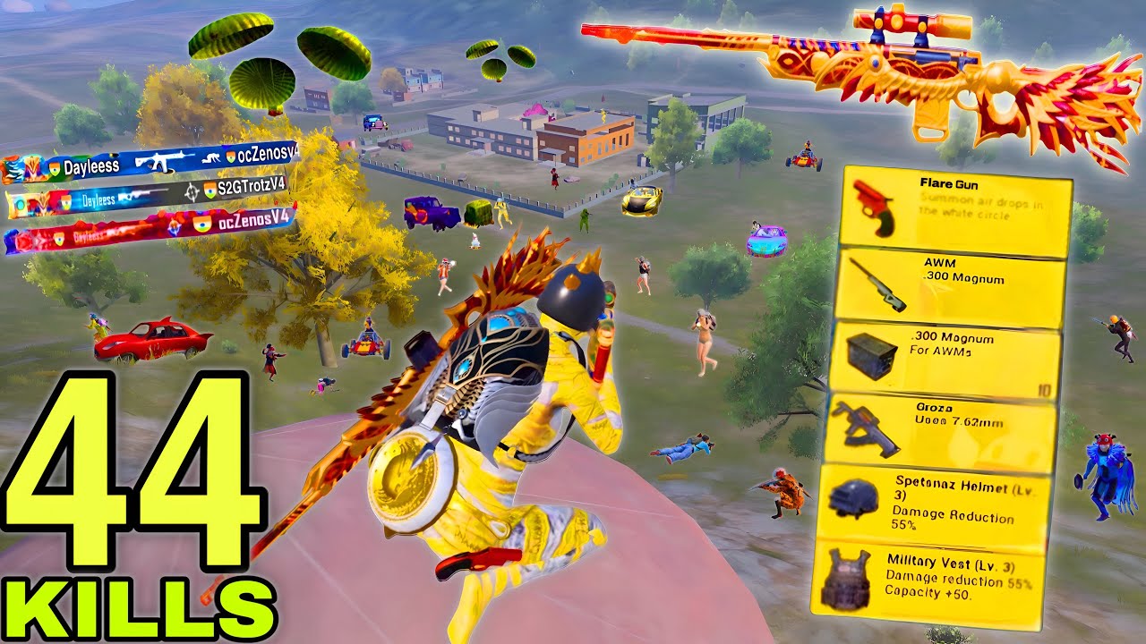 44Kills!🥵 SUPER LEGENDRAY AGGRESSIVE RUSH GAMEPLAY w/ MUMMY SET😍 Pubg Mobile