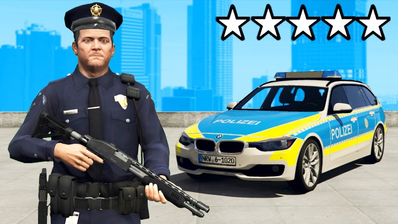 GTA 5 als POLIZEI spielen!