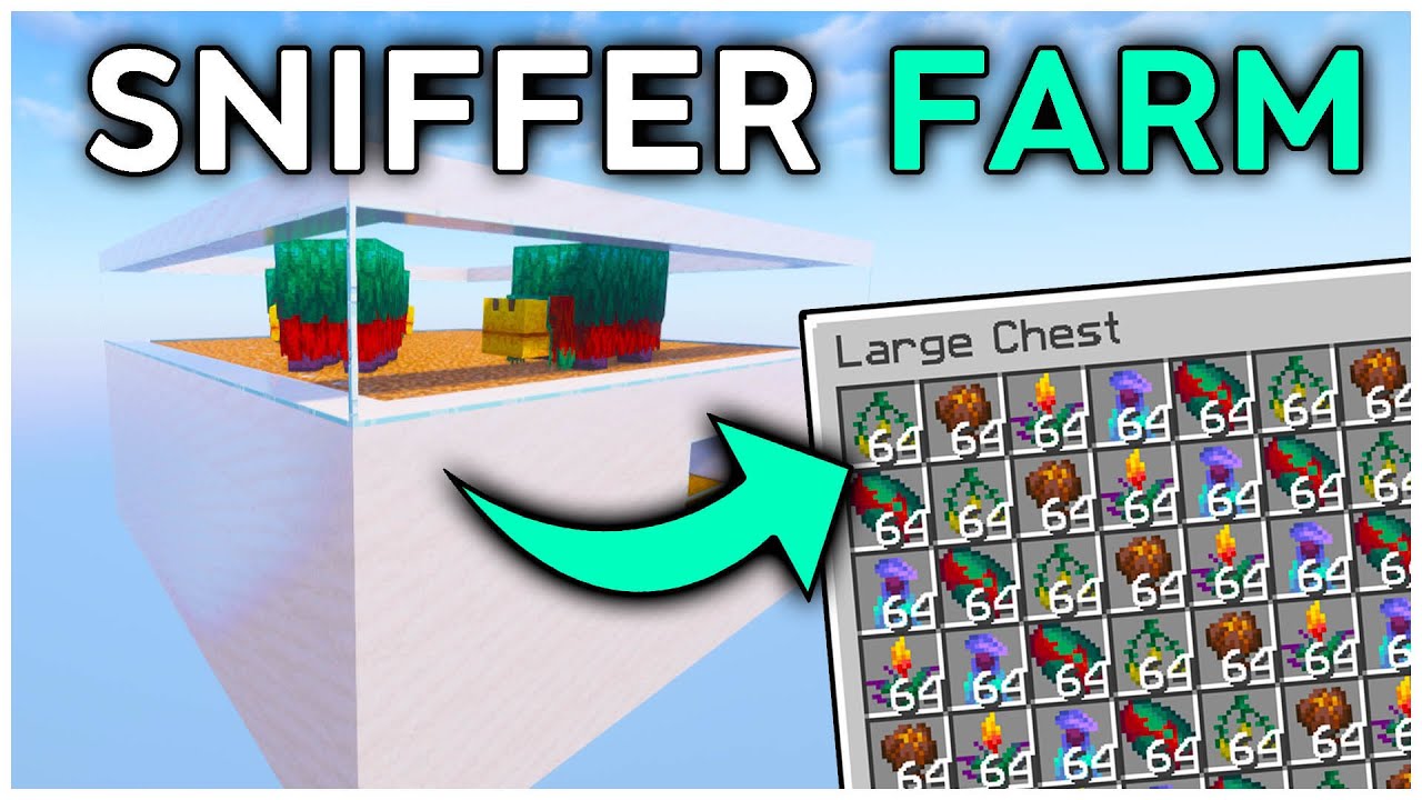 САМАЯ ПРОСТАЯ ферма снифферов в Minecraft Java 1.21 (руководство)