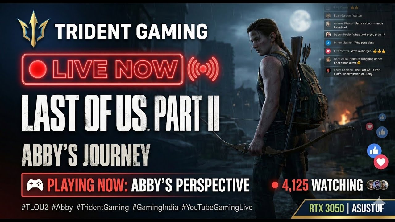 🔴 LIVE: ABBY'S REVENGE! 💪 | Last of Us Part 2 Gameplay | RTX 3050