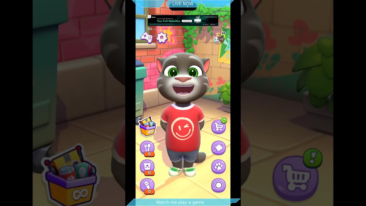 Talking tom gameplay #talkingtom #talkingtomlive