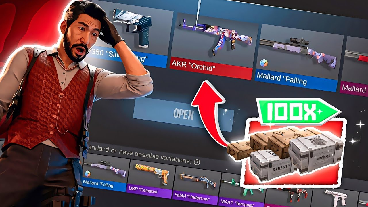 تفتيح أكثر من 100 بوكس في Standoff2 💀