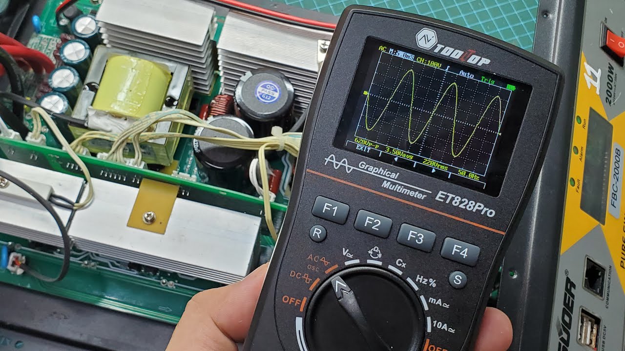 TOOLTOP ET828 Portable Digital Oscilloscope Multimeter