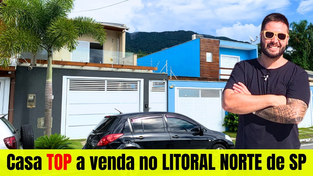 Casa na praia! Litoral SP! Imóvel a venda em São Sebastião com Piscina e área gourmet! #imoveis
