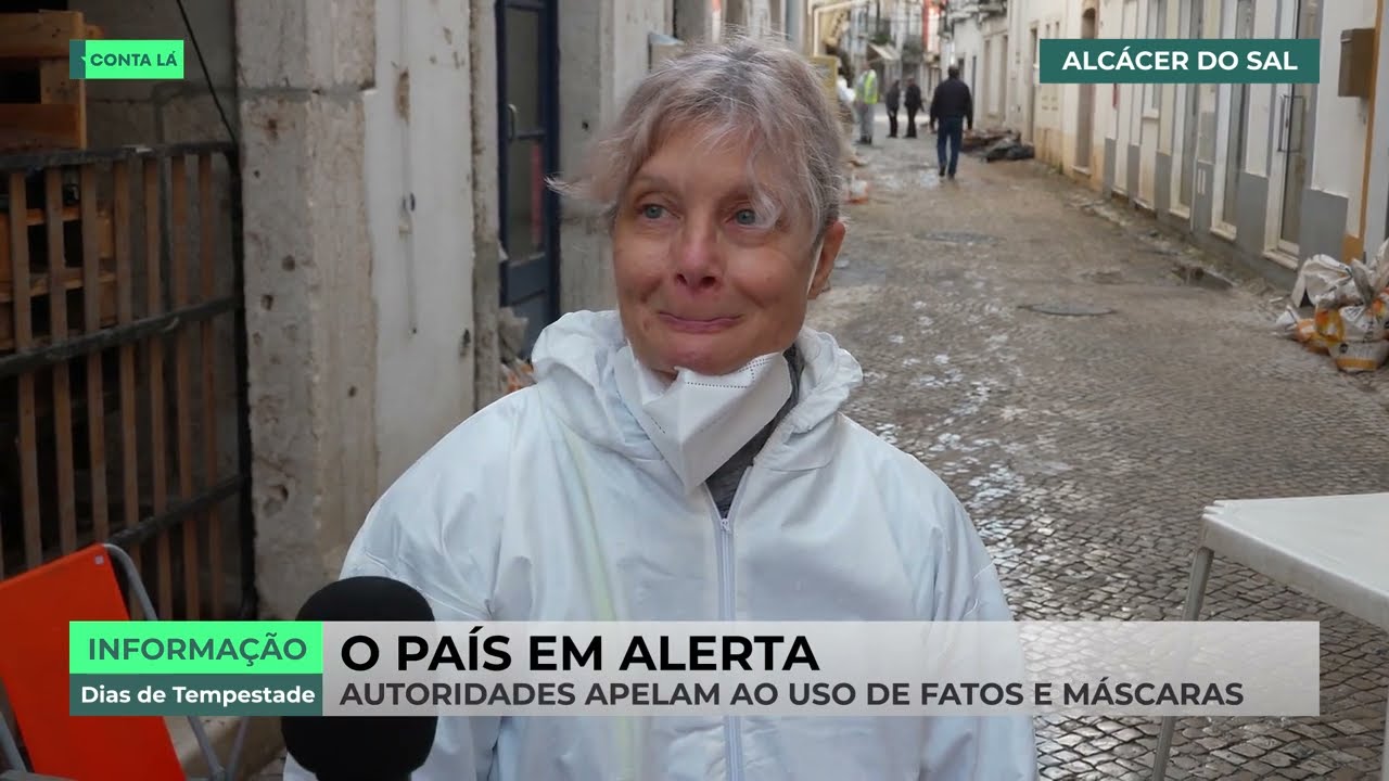 Limpezas em Alcácer do Sal obrigam a fatos de proteção e máscaras