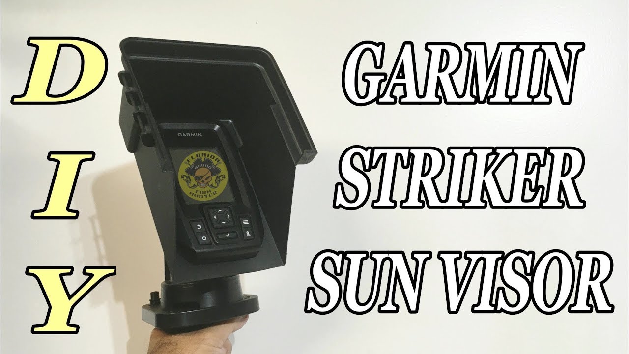 Making a Sun Visor for my Garmin Striker 4 Fish Finder - Florida Fish Hunter