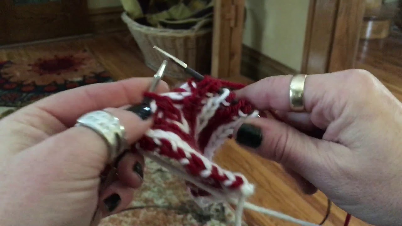 How to knit colorwork without floats