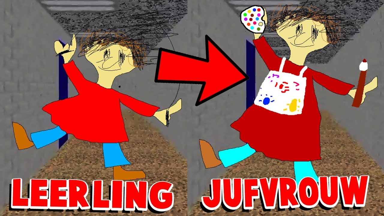 PLAYTIME IS EEN JUFVROUW IN DE BALDI SCHOOL!