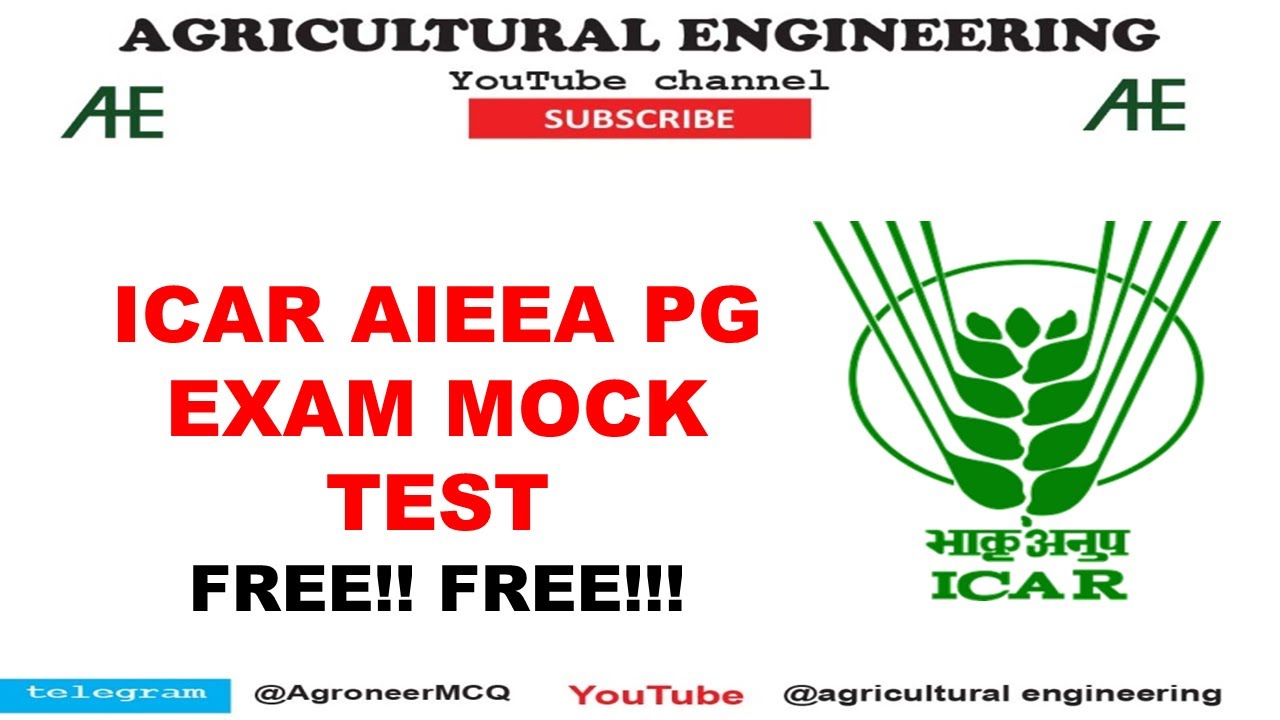 Icar jrf 2023 free mock test #notification_of_icar_jrf_exam_2023 #icar_application_form_2023